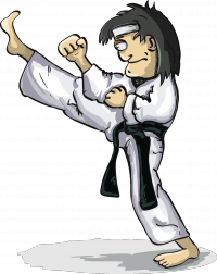 grafika karate