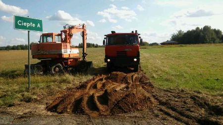 Urządzenie ul. Polnych Kwiatów w miejscowości Ciepłe