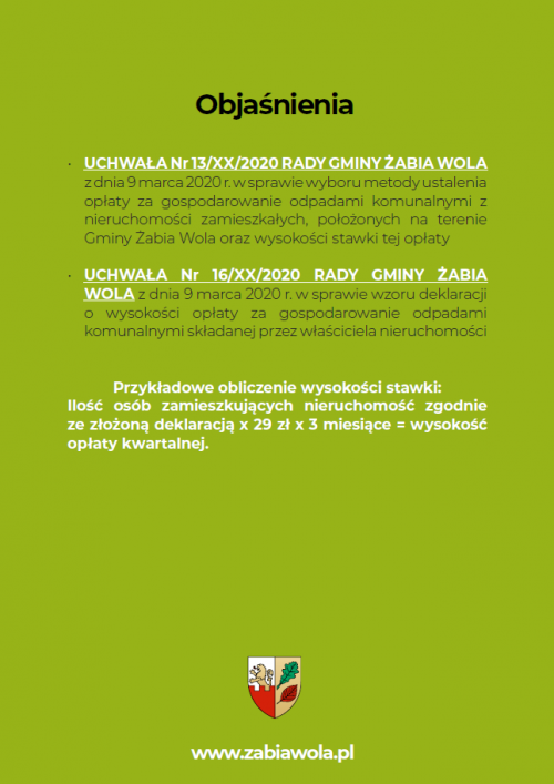 Ulotka informacyjna