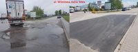 Żabia Wola, ul.Wiśniowa przed i po remoncie
