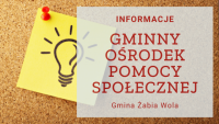 Informacje GOPS