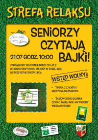 seniorzy czytają dzieciom