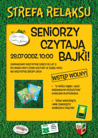 seniorzy czytają dzieciom