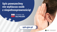 Spis nie wyklucza osób z niepełnosprawnością