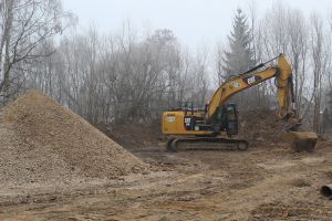 Budowa kanalizacji sanitarnej w miejscowości Osowiec - rozpoczęcie budowy