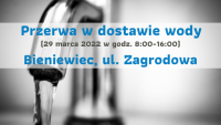 Przerwa w dostawie wody - Bieniewiec