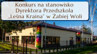 Konkurs na stanowisko dyrektora Przedszkola „Leśna Kraina”