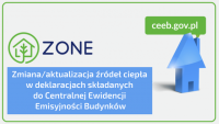 Zmiana/aktualizacja źródeł ciepła w deklaracjach składanych do Centralnej Ewidencji Emisyjności Budynków