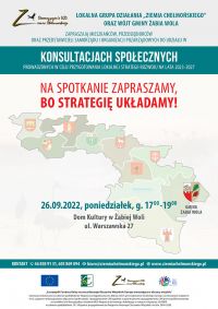 spotkanie konsultacyjne - plakat