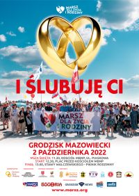 VIII Grodziski Marsz dla Życia i Rodziny- plakat