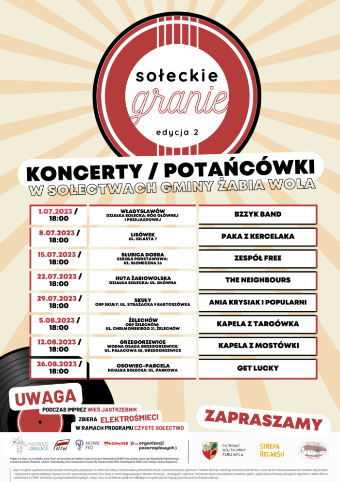 Sołeckie Granie 2023 - KALENDARIUM