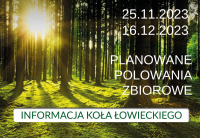 Planowane polowania