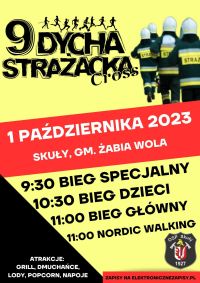 9 dycha strażacka- plakat