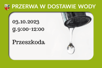 przerwa w dostwie wody