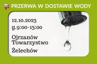 przerwa w dostwie wody