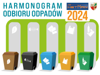 Harmonogram odbioru odpadów 2024