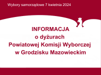 dyżury powiatowej komisji wyborczej
