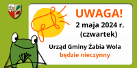 2 maja 2024 UG nieczynny