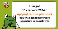 upłynął termin za odpady