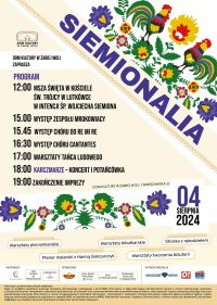 Plakat Siemionalia 2024