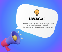 uwaga informacja dot. niepełnosprawności