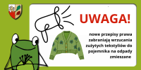 nowe przepisy - tekstylia