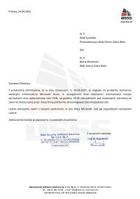 pismo Data Security Software Solutions Sp. z o.o. (PDF)