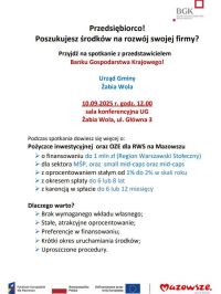 Środki na rozwój firmy informacja