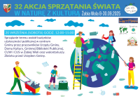 sprzątanie centrum Żabiej Woli zaproszenie