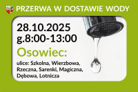 przerwy w dosawie wody