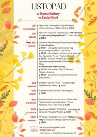 listopad w domu kultury