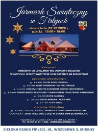 PLAKAT JARMARK ŚWIĄTECZNY 2025