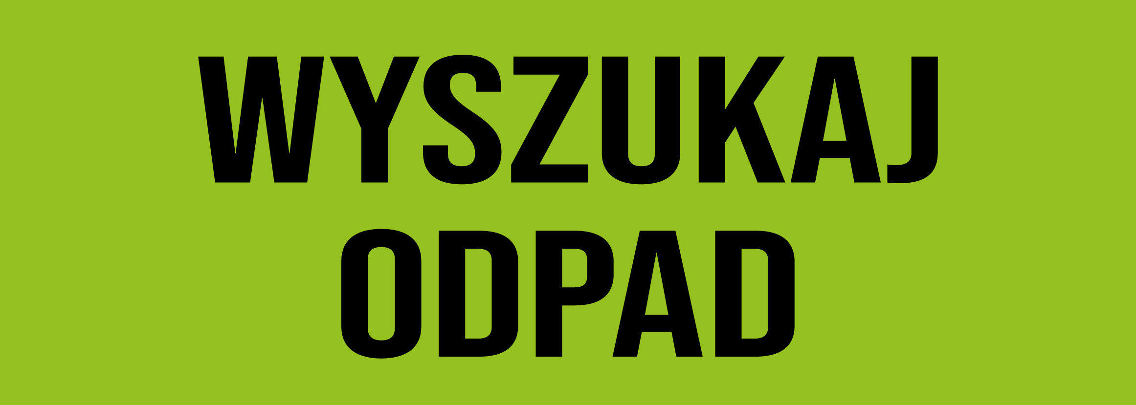 Wyszukaj odpad