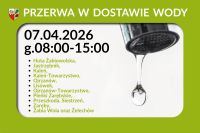 Przerwa w dostawie wody Suw Żelechów