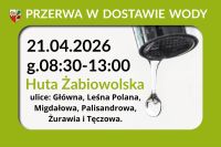 Przerwa w dostawie wody Huta Żabiowolska