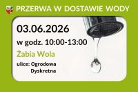 Przerwa w dostawie wody Żabia Wola