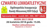 Czwartki Lekkoatletyczne- plakat