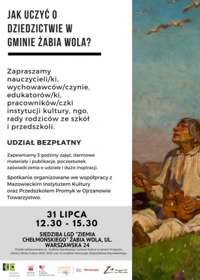 Plakat - Jak uczyc o dziedzictwie