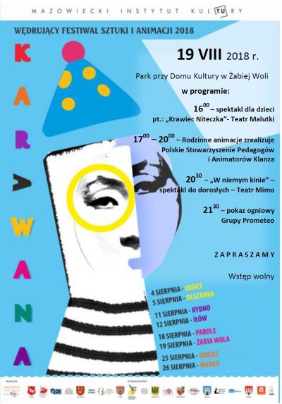 KARAWANA - wędrujący festiwal sztuki i animacji plakat