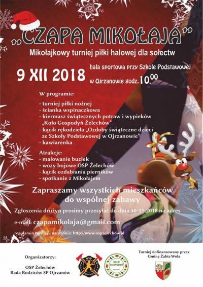 Plakat - Turniej "Czapa Mikołaja"