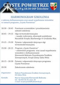 Program szkolenia