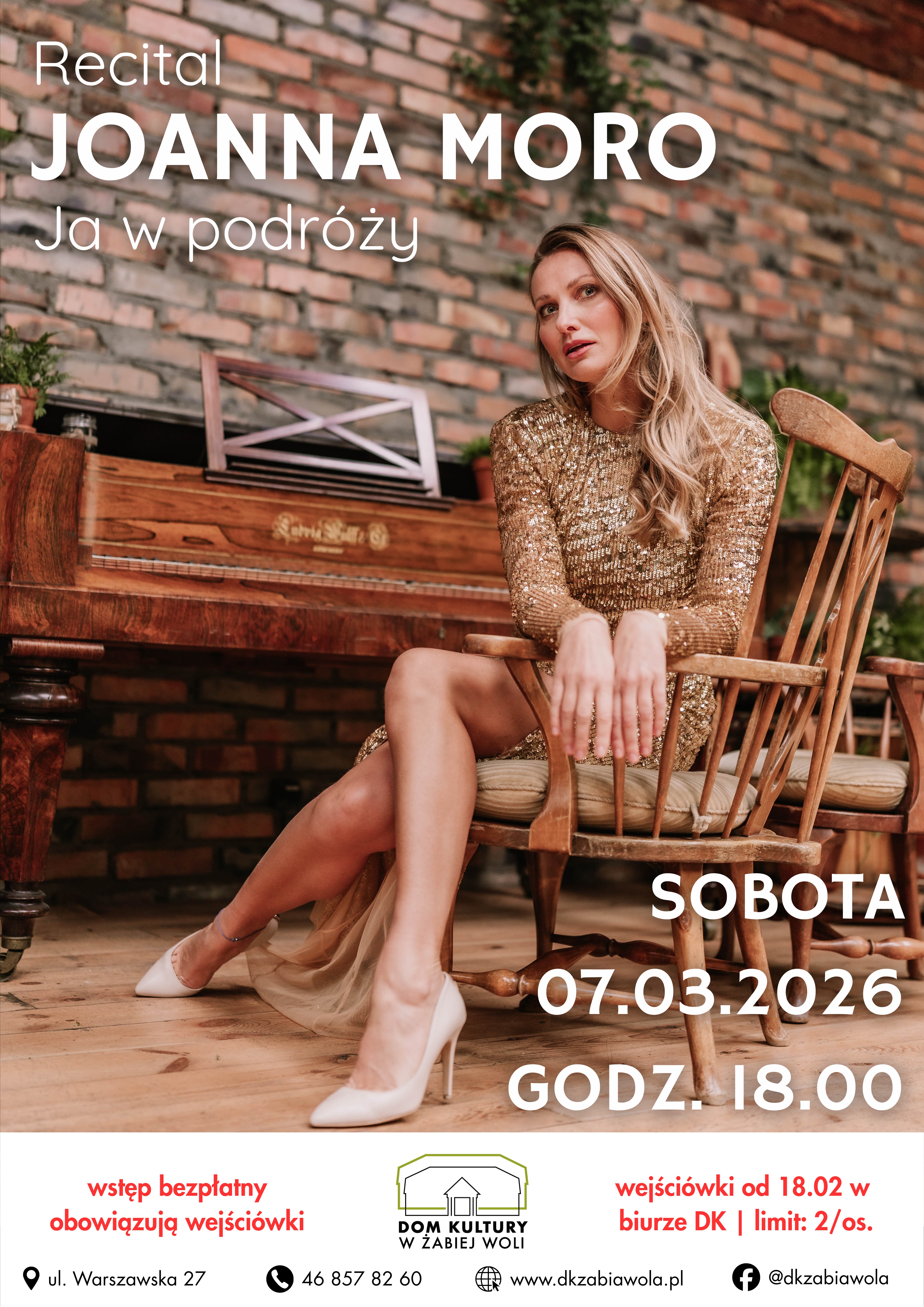 Recital Joanny Moro "Ja w podróży"
