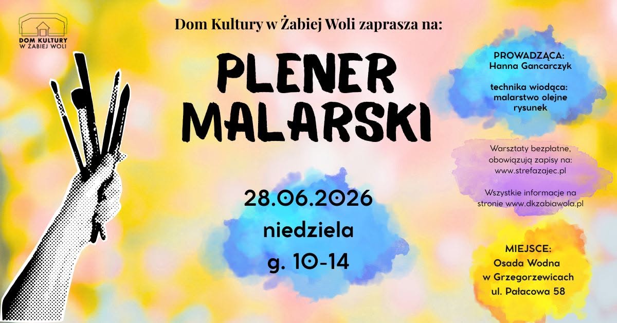 Plener malarski w Grzegorzewicach