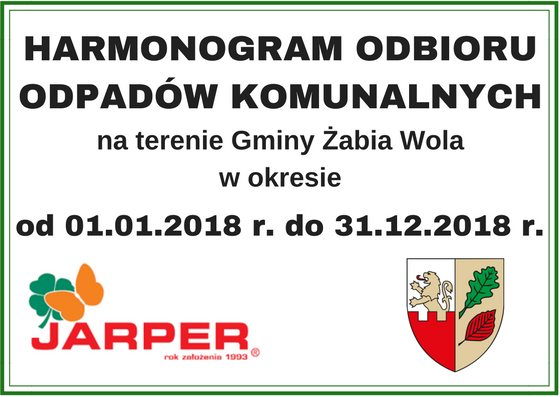 harmonogram odpady