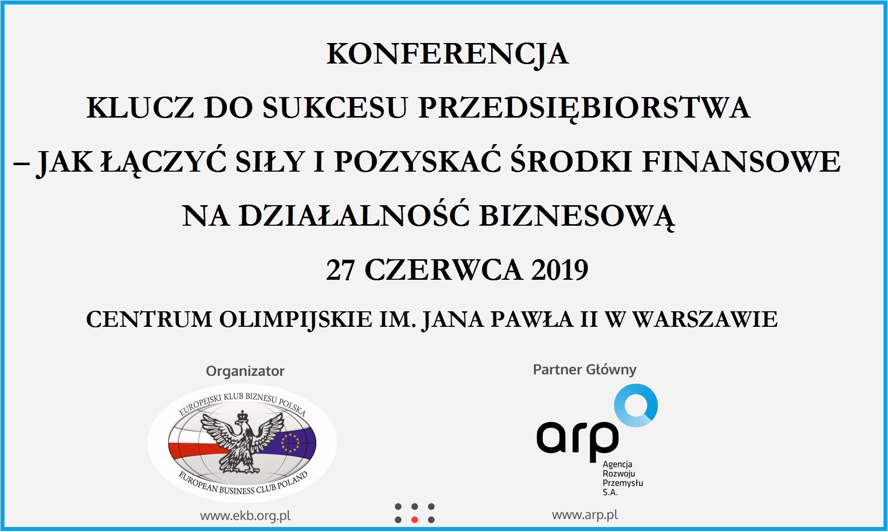 Konferencja dla przedsiębiorców