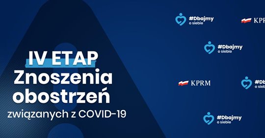 IV etap znoszenia obostrzeń związanych z COVID-19