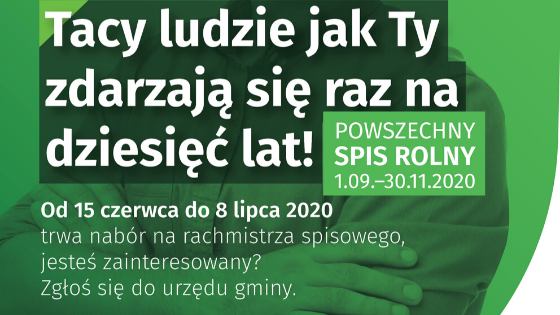 Nabór kandydatów na rachmistrzów terenowych