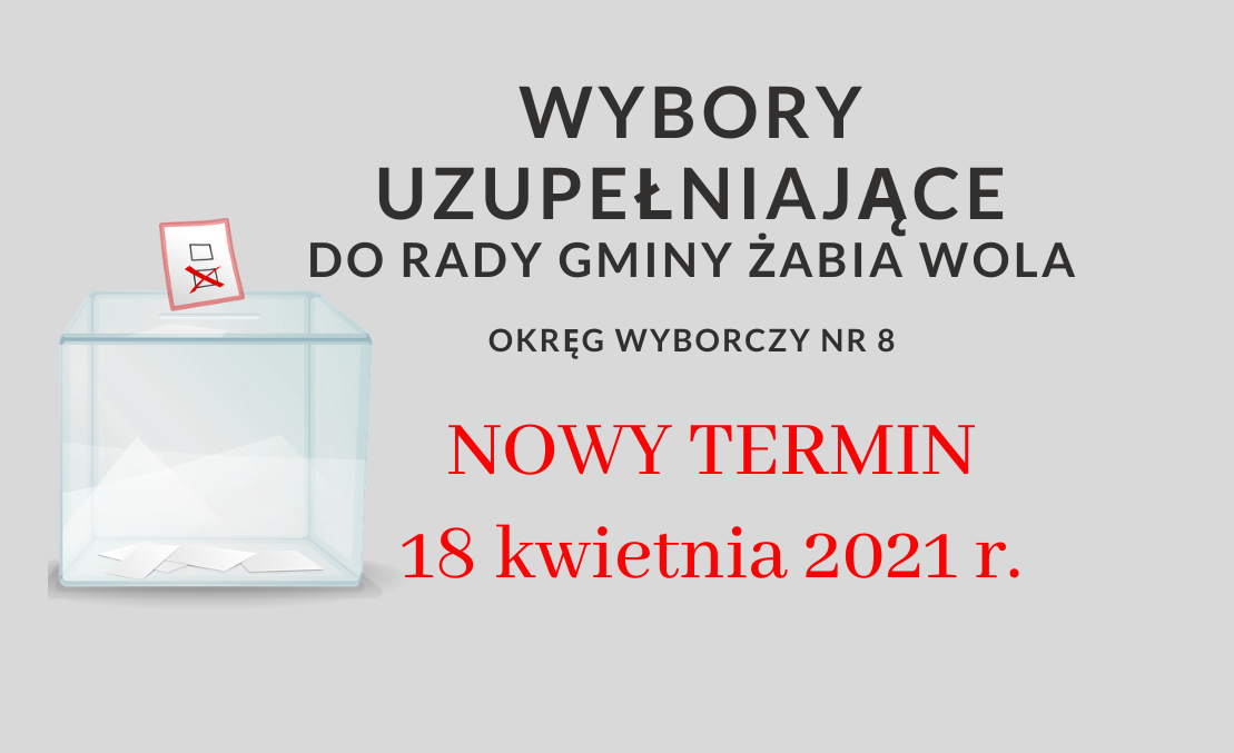 Nowy termin wyborów uzupełniających do Rady Gminy Żabia Wola