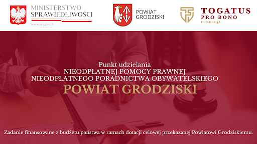 Nieodpłatna pomoc prawna oraz nieodpłatne poradnictwo obywatelskie