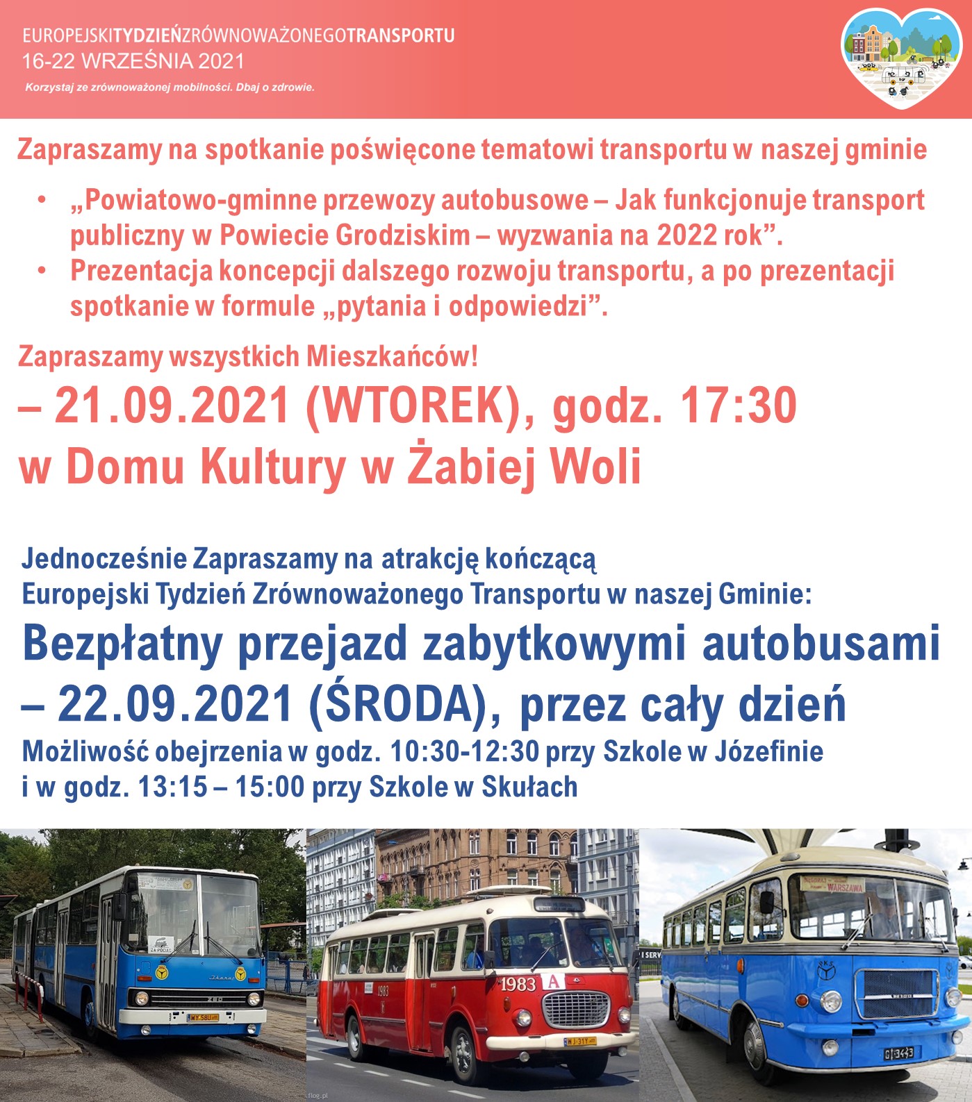 Powiatowo-gminne przewozy autobusowe – Jak funkcjonuje transport publiczny w Powiecie Grodziskim – wyzwania na 2022 rok
